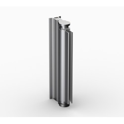 Монопетля Aqua light стекло/стена 90°