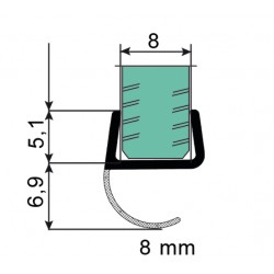 Уплотнитель с кромкой
