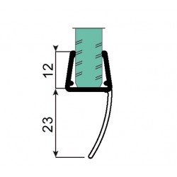 Уплотнитель с удлиненной кромкой