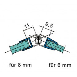 Магнитный уплотнитель 135°