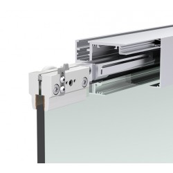 Набор раздвижной двери с креплением к потолку  с неподвижной створкой Bohle MasterTrack FT 60